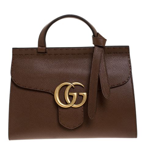 guccio Gucci leather bag